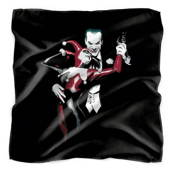 Batman Harley and Joker Bandana (21 in x 21 in)