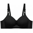 thumbnail image 2 of loopsun Womens Plus Size Bra,Woman's Solid Color Comfortable Hollow Out Perspective Bra Underwear No Rims, 2 of 3