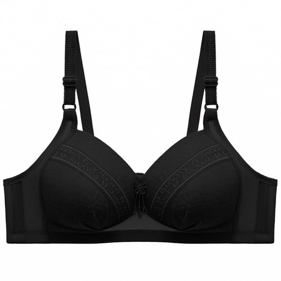 Herrnalise Women's T Shirt Bra, Demi Cup, Smoothing, Lightly Lined,Full Coverage ,Wireless,Bra.