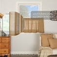 thumbnail image 6 of VHC Brands Farmhouse 24"x36" Tier Pair Tan Rod Pocket Kitchen Window Curtains, 6 of 8