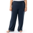 thumbnail image 6 of Fruit of the Loom Women's Soft & Breathable V-Neck Short Sleeve Top & Pajama Pant Set, Sizes S-4X, 6 of 11