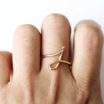 thumbnail image 3 of Femmes Bague Créative Lettre Mode Alliage Bijoux Bague Doigt Bague Simple Bande, 3 of 3