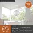 thumbnail image 5 of Aline 1 Light LED Polished Nickel Contemporary Flush Wall Sconce, 5 of 6