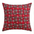 thumbnail image 2 of Funda para cojín lumbar de copo de nieve de Navidad | Funda de almohada de poliéster | Acento decorativo de sofá | Diseño multicolor | 45x45cm | Tela suave, transpirable y gruesa | 1 Pack, 2 of 6