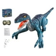 thumbnail image 2 of Dinosaurio de control remoto, juguete interactivo con sonido y luz, robot dinosaurio. Velociraptor, 2 of 9