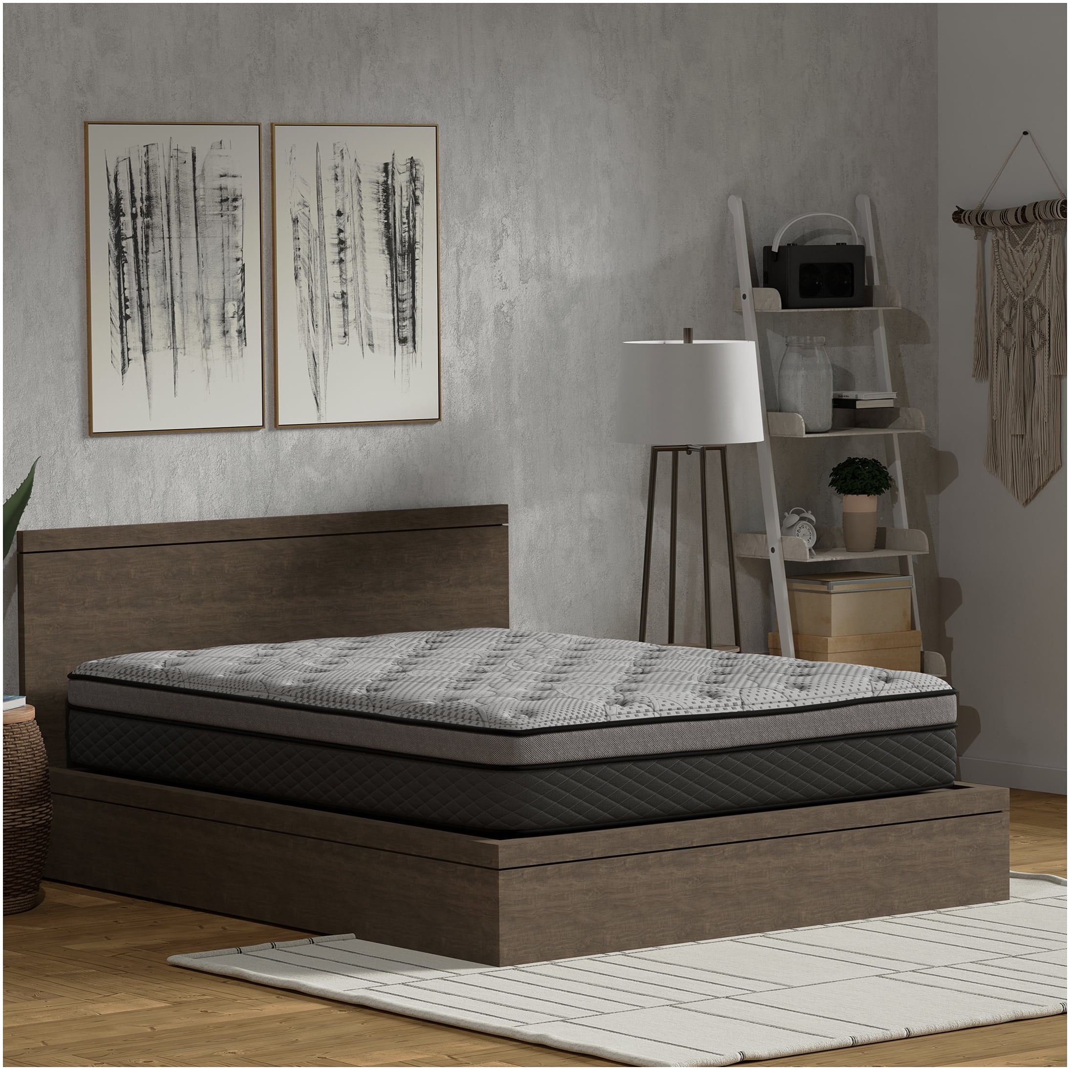 12 Inch Twin Hybrid Mattress, Medium Firm Gel Memory Foam & Pocket Innerspring for Cool Sleep & Motion Isolation, CertiPUR-US Certified, Fiberglass-Free