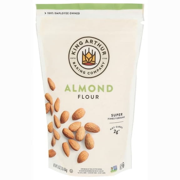 King Arthur Flour Super Finely Ground & Gluten Free Almond Flour, 16 Oz