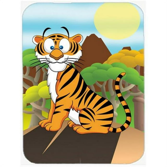 Carolines Treasures APH7633LCB Tiger Glass Cutting Board, Large