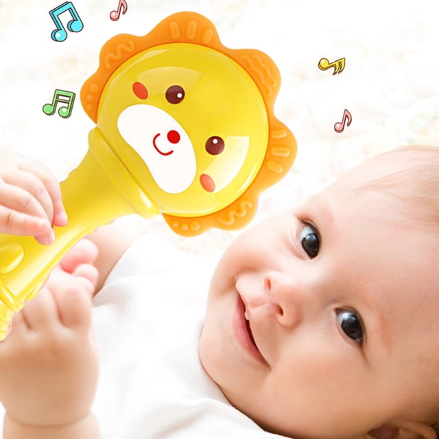 Rvkxad KidsEducational Music Rattle Toy, Early Learning Sensory Toy with Lightweight Plastic Construction, Cute Musical Instrument for Toddlers Play