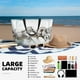 thumbnail image 5 of Fotbe Running White Horses Bolsa de Viaje para Playa - Resistente al Agua, Bolsa Tote de Gran Capacidad y Ligera con 7 Bolsillos para Mujeres y Hombres, 5 of 7