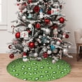 thumbnail image 5 of Yiaed Kiwi Fruit Print Christmas Tree Skirt , Tree SkirtsTree Mat for Christmas Winter Holiday Indoor Decorations-48", 5 of 7