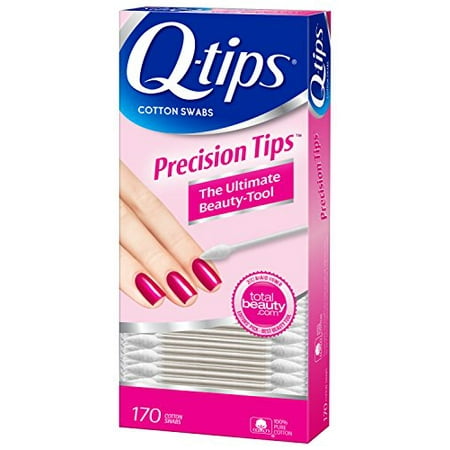 Precision Swabs - Q-Tips Precision Tips Cotton Swabs Ultimate Beauty Tool 170 Cotton Swabs