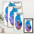 thumbnail image 4 of Designart 'Portrait of Afro American Girl With Blue Hair II' Modern Framed Canvas Wall Art Print, 4 of 5