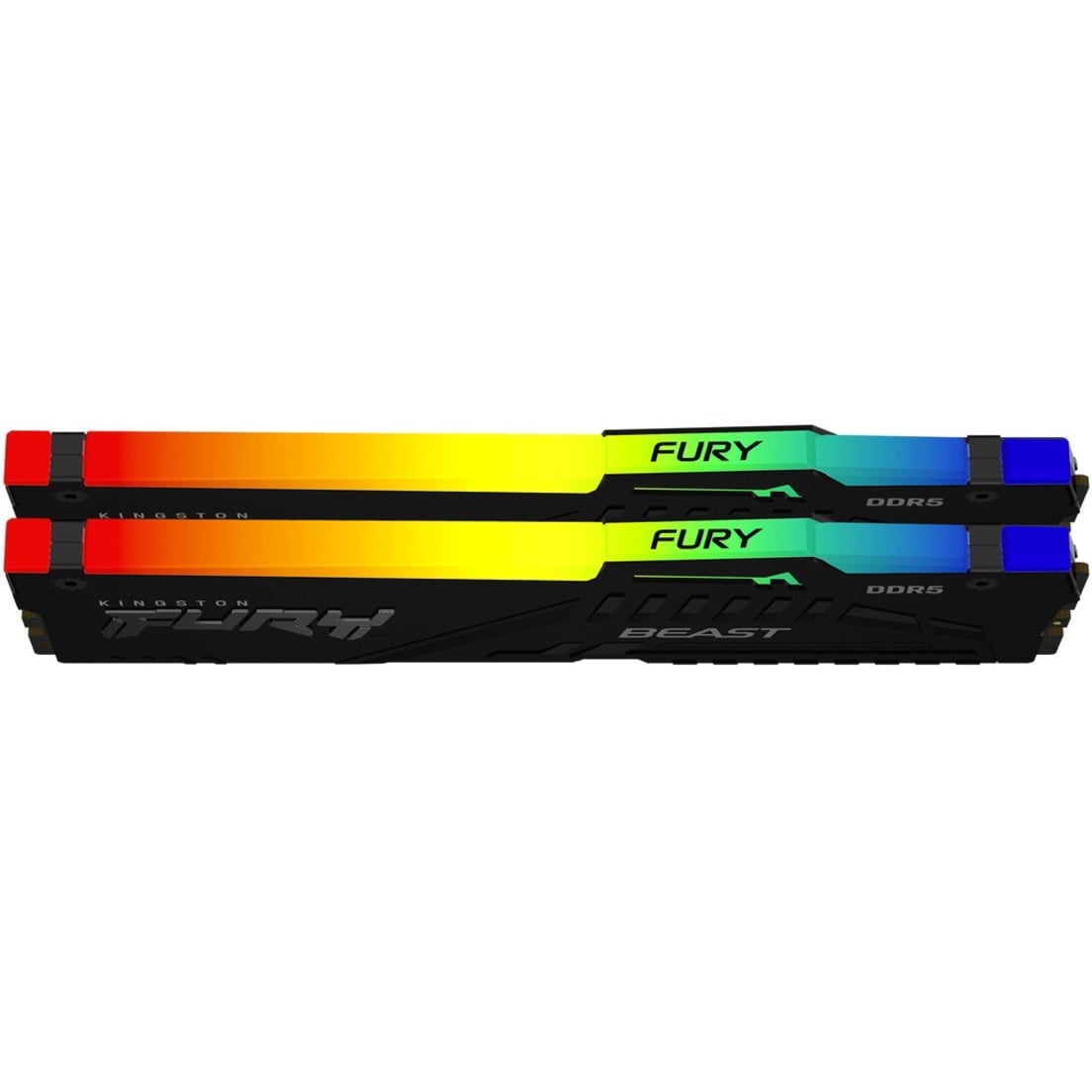 Kingston DDR5 RGB 32GB（16×2） 4800MT Kingston FURY Beast RGB - DDR5 - kit - 32 GB: 2 x 16 GB