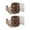 Brown leopard patter, variant on Leopards Prints Sheer Ribbon Shoelaces 140cm Shoe Laces Shoelaces for Adults Teens Kids Sneakers Trainers Casual Shoe