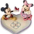 thumbnail image 2 of Fashion Disney Traditions Mickey And Minnie With Ring Box Figurine (5.9 X 4.75) Made In China gm19446, 2 of 5