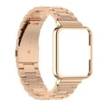 thumbnail image 4 of Funda con banda de metal compatible con Xiaomi Redmi Watch2 Lite versión internacional Correa de metal con funda protectora, 4 of 9