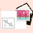 thumbnail image 5 of Attractions Pattern Embossing Dies 6.2x4 inch Bus Statue Tower Leaning Tower of Pisa Balloon Die Cuts Metal Cutting Stencils for Scrapbook Card Making Silver, 5 of 7