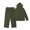 Green, variant on Women's Plus Size 2 Piece Hoodie & Pants Set, Ribbed Knit Fall Winter Loungewear,Beige,2XL