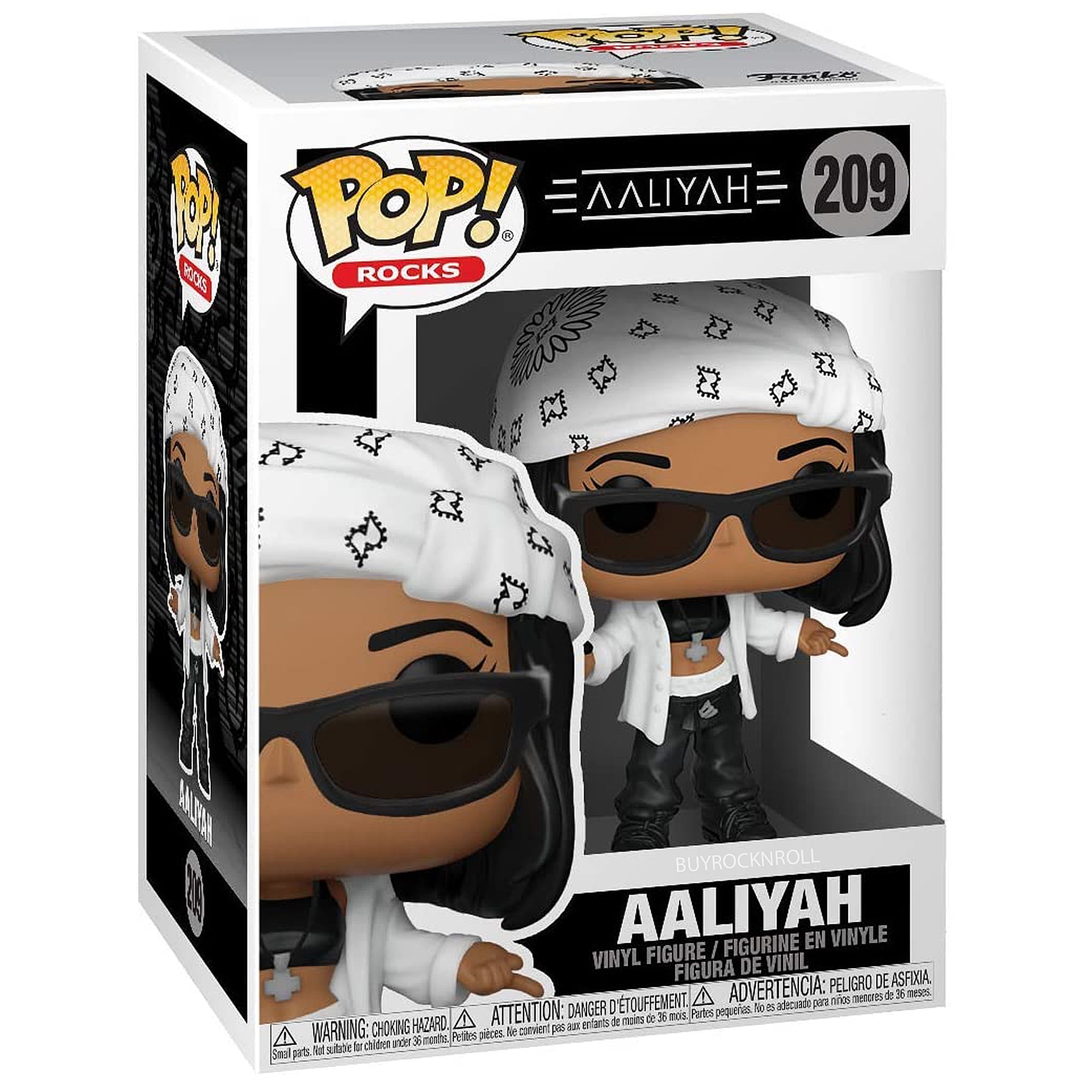 Funko Pop! Aaliyah 209 フィギュア Aaliyah Collectible 2021 Handpicked Funko Pop Rocks Figure