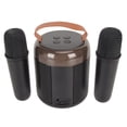 thumbnail image 1 of Mini Karaoke Machine Set, RGB Bluetooths Speaker With 2 Wirelessly Microphones Support 512G Storage, Portable Handheld Karaoke Machine For Family Party Birthday, 1 of 8