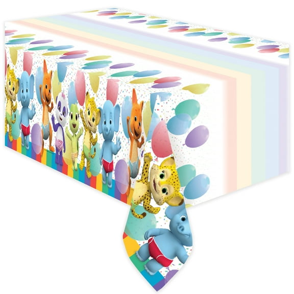 Word Party Tablecloth 1 Pack - Word Party Birthday Supplies