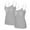 Gray, variant on WTOBBY 2-Pack Monochrome Women's Padded Camisole, Sexy Oversized Underwear with Chest Support, Stretchy Soft Plus Size Layering Essential Tank Tops,Black L