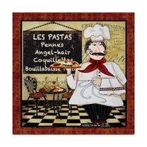 Trademark Fine Art 'Bistro Chef 4' Canvas Art by Jean Plout