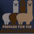 thumbnail image 3 of CafePress - Prepare For The Alpacalypse Long Sleeve T Shirt - Long Sleeve Dark T-Shirt, 3 of 4
