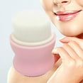 thumbnail image 4 of EHJRE 2 Manual Face Washing Brushes with Exfoliating Silicone Pad Pink , Pink, 2 Pcs, 4 of 8
