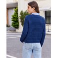 thumbnail image 4 of Weardear Cardigan Sweaters for Women Lightweight Fall Long Sleeve Crewneck Sweaters Dressy Casual Soft Open Front Cable Knit Cardigans, 4 of 8