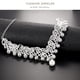 thumbnail image 3 of Collar Pendientes Aleación Rhinestone Conjunto de joyas Accesorios para banquetes de boda Wmkox8yii fajkfhkj5387, 3 of 8