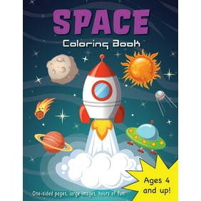 Space Coloring Book for Kids Ages 4-8!