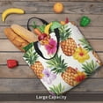 thumbnail image 6 of Xecao Hawaiian Pineappl for Tote Bag: spacious with inner pockets, ideal for work, shopping, or travel., 6 of 9