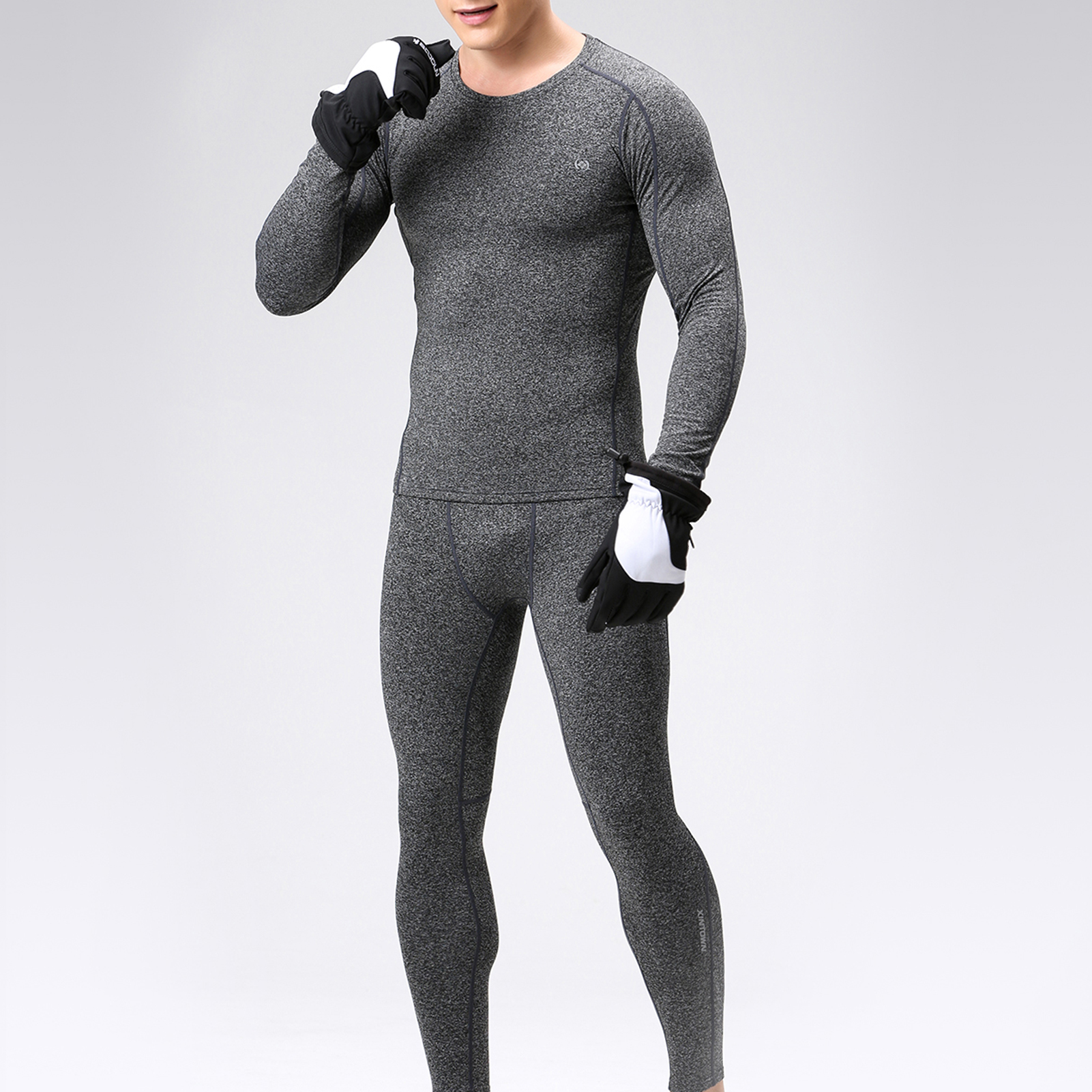Men Winter Autumn Long Johns Thermal Breathable Underwear Thin Thick Sport Style