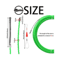 thumbnail image 3 of 10M 33Ft Fish Tape Cable Puller Kit 4.5Mm PET Electrical Cable Puller Through Wall Wire Guide Device Threader, 3 of 7