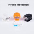 thumbnail image 3 of Clip On Cap LED Head Lamp Clip-on Hat Light Hands-Free For Hunting  Yellow, 3 of 7