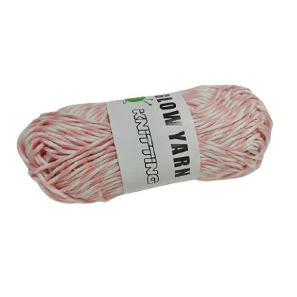 Hilo para Tejer 2 Rollos de Hilo de Color Claro Y Oscuro, Hilo de Color Claro de Algodón para el Ganchillo, Hilo Pesado de Dedo Ligero para Tejer a Mano, Hilo de Coser Artesanal, Hilo para Coser
