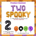 thumbnail image 2 of Two Spooky Birthday Decorations, Halloween 2nd Birthday Decorations for Kids - Halloween Pumpkin Ghost Spider Balloons, Two Spooky Foil Balloons, Halloween Birthday Decorations for 2 Year Old, 2 of 6