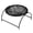 Black, variant on BIMZUC Premium Cat Hammock Bed Stainless Steel Elevated Raised Detachable Pet Cot for Indoor Outdoor Small Dog Canvas Resting Lounge Grey 16.9 Inches