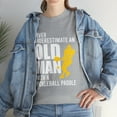 thumbnail image 2 of Never Underestimate An Old Man With Pickleball Paddle T-Shirt, 2 of 2