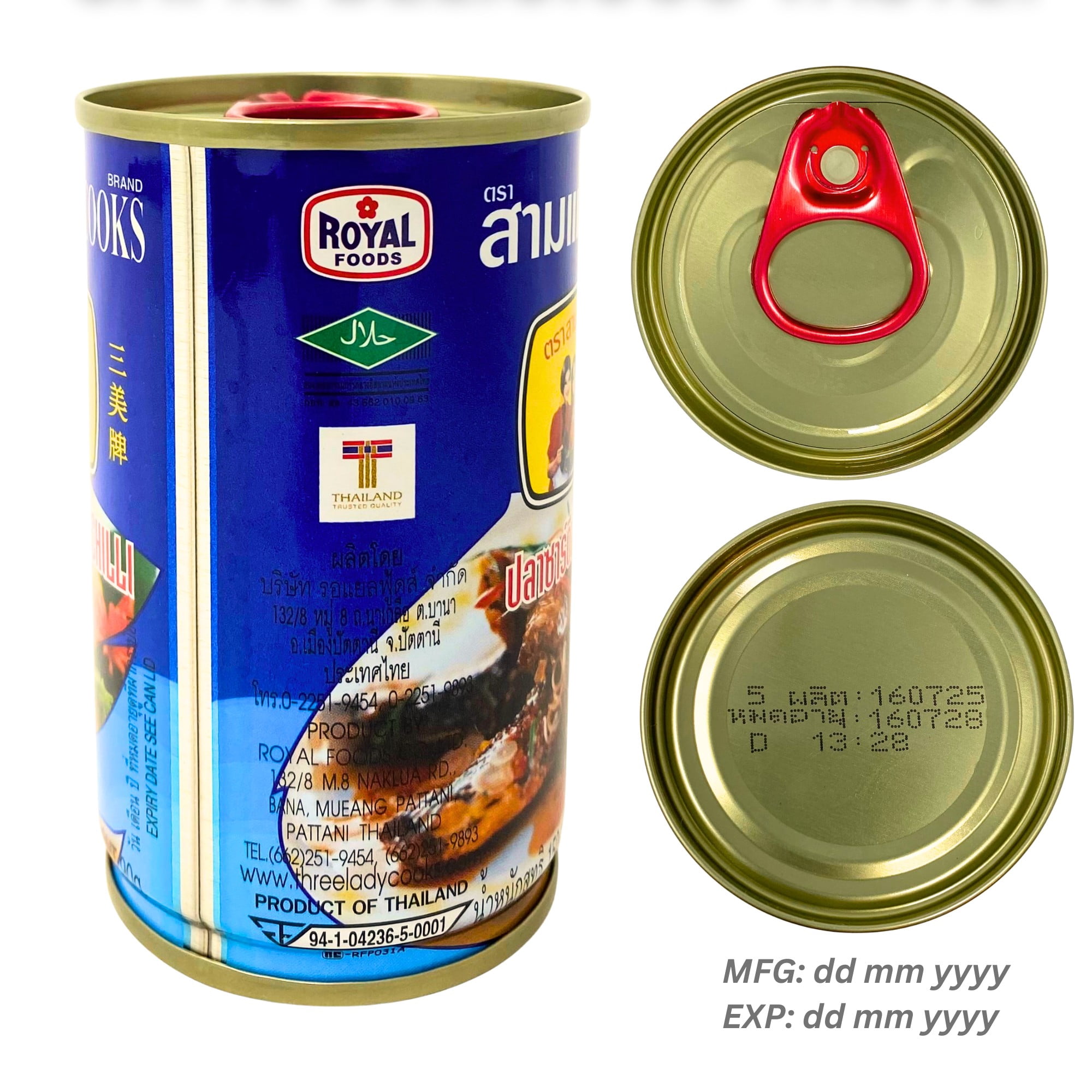 (10 Pack) Three Lady Cooks Sardines in Tomato Sauce with Chilli, 5.29 oz