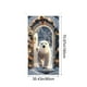 thumbnail image 3 of Christmas Door Cover Santa Claus Print Holiday Party Decoration Polyester Fabric Door Hanging for Home Indoor Outdoor Festive Decor, 3 of 6