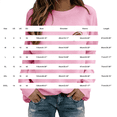 thumbnail image 4 of WCJM Women's Hoodless Sweatshirt Casual Crewneck Football Sweatshirt for Women Embroidered Long Sleeve Fan Top, 4 of 7
