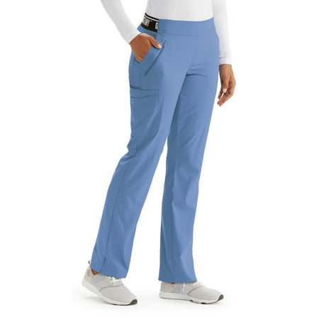 

Grey s Anatomy GVSP515 5-Pocket Mid-Rise Pant-Ciel-X-Large Petite