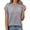 Grey, variant on T Shirts for Women 2026 Summer Short Batwing Sleeve V Neck Ribbed Dressy Casual Office Work Tshirt Blouse