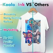Koala Sublimation Ink Refill Kit, 600ML Ink, Compatible with Inkjet Surecolor F170 F570 F530 F500 F550 Ecotank ET-2400 2800 ET-2803 ET-2850 ET-2720 ET-2760 ET-4800 ET-15000 etc.