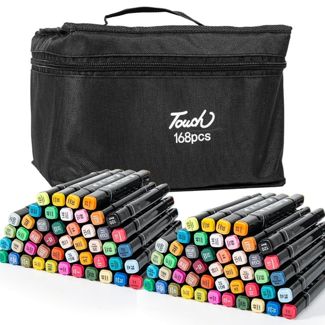 Marker pens,Chisel Tips Art Markers Kids Books Marker Tipped Round Chisel S Art Marker Ped Round Brush Pens Colors Markers Dual Round Chisel Pens Marker Art Markers Art Qisuo Art Pens 168 Round