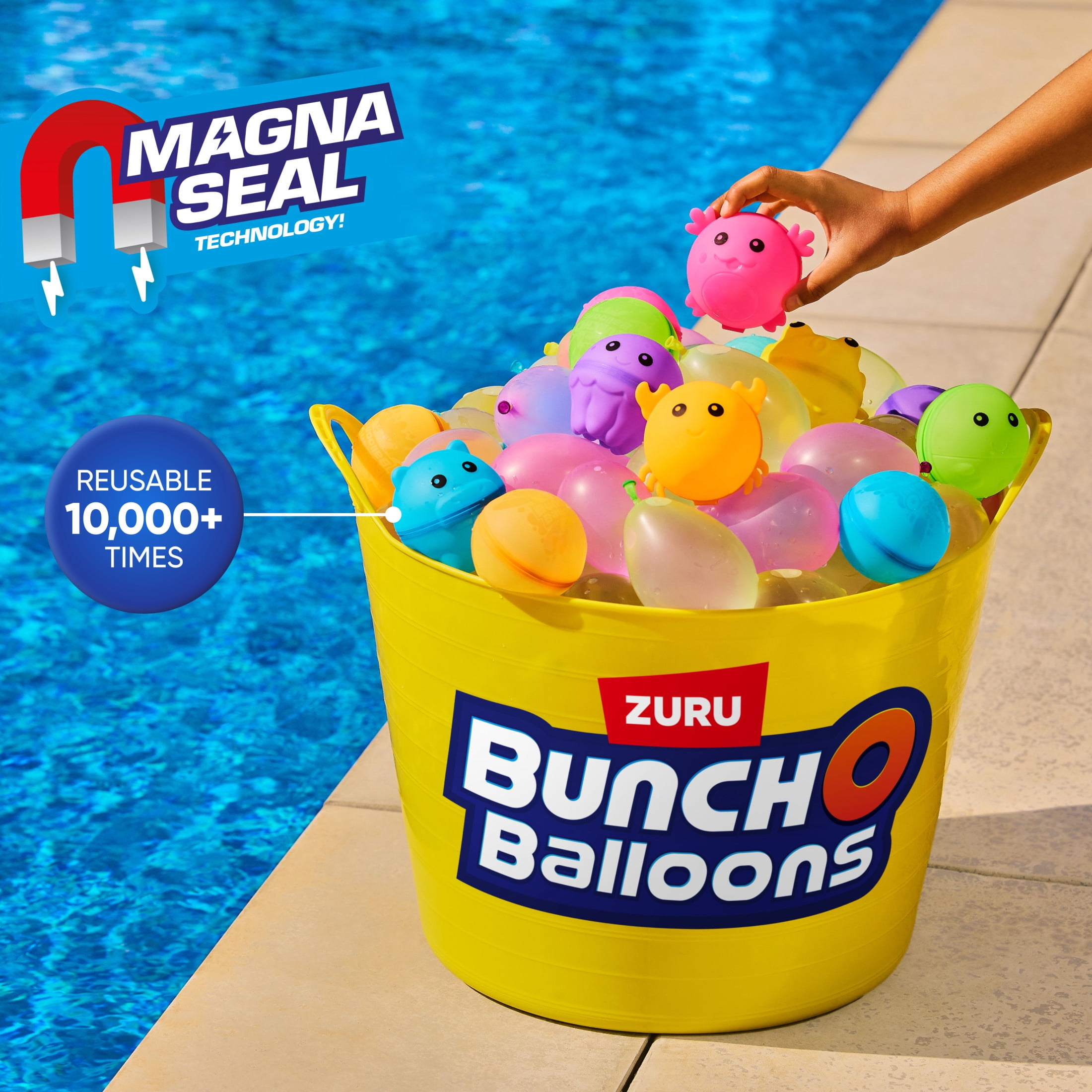 Bunch O Balloons 3 pack Reusable Eco-Friendly Animal Balloons Self Sealing Water Toys Ages 3+ by ZURU