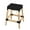 Black, variant on Beaumont Lane 24.5" Transitional Rattan Counter Stool in Black/White